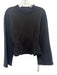 Nation Los Angeles Size M Warm Black Cotton Long Wide Sleeve Crewneck Sweatshirt Warm Black / M