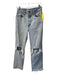 Le Jean Size 27 Light Wash Cotton 5 Pocket Ripped Knee Light Wash Jeans Light Wash / 27