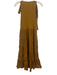 Ulla Johnson Size S Mustard Brown Cotton Blend Sleeveless Rib Knit Tiered Dress Mustard Brown / S