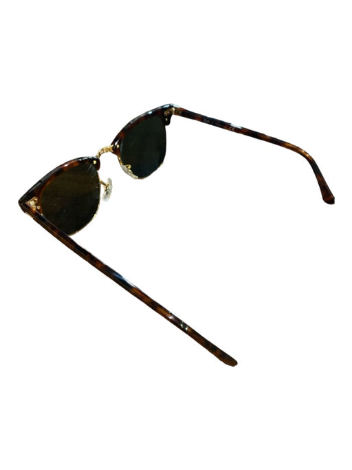 Ray Ban Brown & Black Plastic & Metal Metal Detail Tortoise Case Inc. Sunglasses Brown & Black