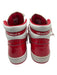 Adidas Shoe Size 9 Sample Red & White Patent Leather Suede Lace Up Sneakers 9