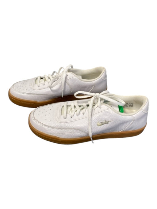 Nike Shoe Size 8 White Leather Lace Up Low Top Round Toe Sneakers White / 8