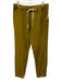 Enza Costa Size 3 Mustard Yellow Tencel & Linen Drawstring Elastic Waist Pants Mustard Yellow / 3