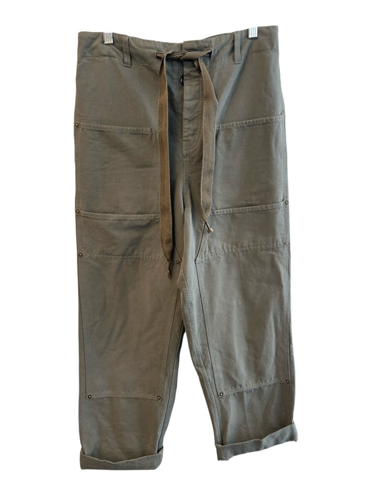 We The Free Size S Green Baumwolle High Rise Zip Fly Patch Pocket Pants Green / S