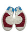 Air Jordan Shoe Size 8.5 White, Red, Blue Leather Perforated Lace Up Sneakers White, Red, Blue / 8.5