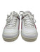 Air Jordan Shoe Size 8.5 White, Red, Blue Leather Perforated Lace Up Sneakers White, Red, Blue / 8.5