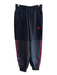 Adidas Size S Black Cotton Blend Drawstring Waist Logo Pockets Jogger Pants Black / S