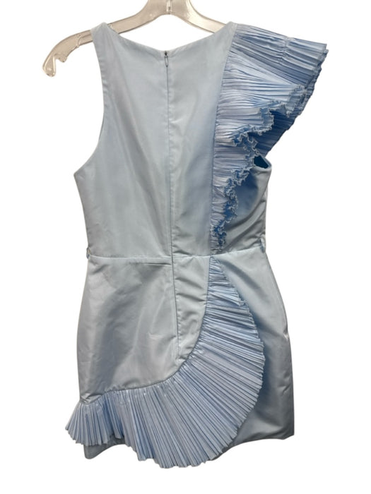 Cengiz Akturk Size S / 36 Light Blue Polyester Pleated Detail Sleeveless Dress Light Blue / S / 36