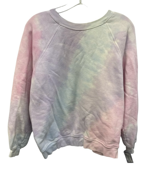 Hill House Size M Pink, Purple & Blue Tie Dye Long Sleeve Crew Neck Sweatshirt Pink, Purple & Blue / M