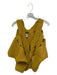 Crea Size 36 Sunflower Yellow Acrylic Blend Drop Shoulder Cutouts Textured Top Sunflower Yellow / 36