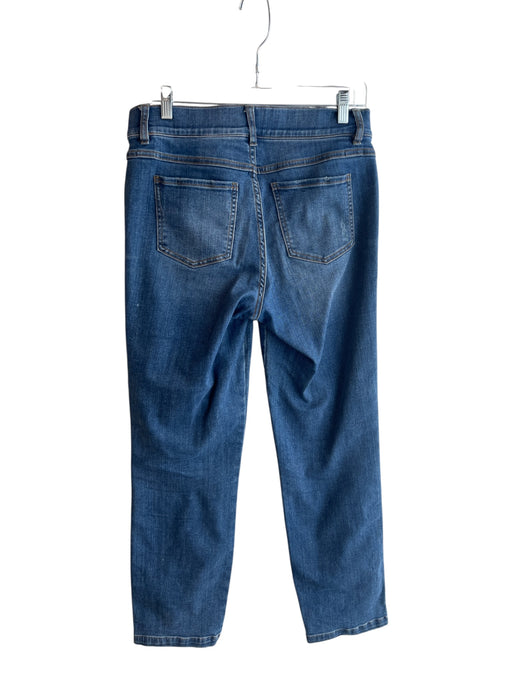 Spanx Size M Blue Missing Fabric Tag Stretch Denim High Rise Pull On Jeans Blue / M