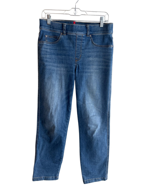 Spanx Size M Blue Missing Fabric Tag Stretch Denim High Rise Pull On Jeans Blue / M