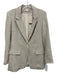 Peter Millar Size 0 Taupe Beige Wool Blend Button Front Flap Pockets Jacket Taupe Beige / 0