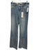 Alice + Olivia Jeans Size 27 Medium light wash Cotton Blend Denim Low Rise Jeans Medium light wash / 27