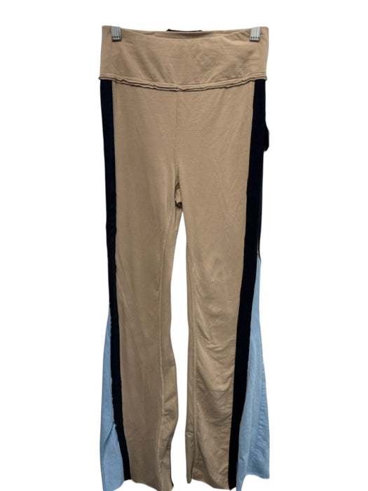FP Movement Size XS Beige, Blue & Black Cotton Blend Elastic Waist Leggings Beige, Blue & Black / XS