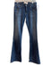 Paper Denim & Cloth Size 26 Dark Wash Cotton Low Rise Zip Fly Flare Jeans Dark Wash / 26