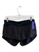 Lululemon Size 6 Black Polyester Blend Elastic Waist Mid Rise Above knee Shorts Black / 6