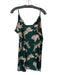 Averie Size XL Green & Tan Polyester Spaghetti Strap Tigers Dress Green & Tan / XL