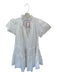 Hunter Bell Size S White Cotton Short Sleeve Ruffles Buttons Dress White / S