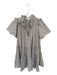 Hunter Bell Size M Mushroom Cotton Short Sleeve Ruffles Buttons Dress Mushroom / M