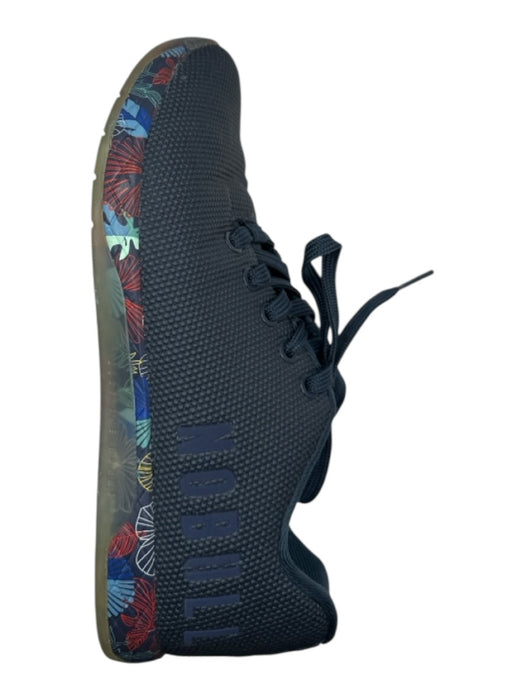 Nobull Shoe Size 8.5 Navy & Red Canvas Textured Athletic Sneakers Navy & Red / 8.5