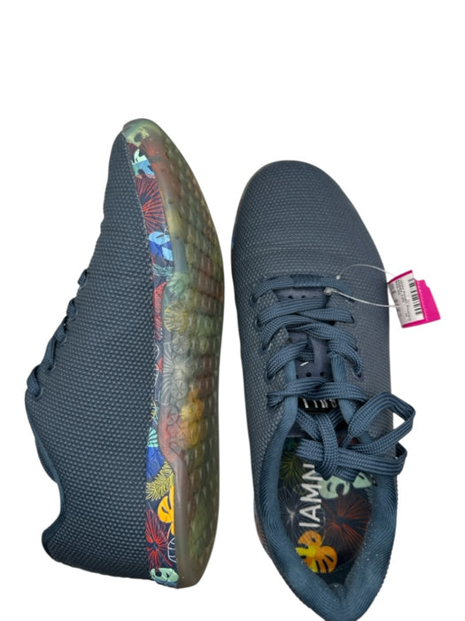 Nobull Shoe Size 8.5 Navy & Red Canvas Textured Athletic Sneakers Navy & Red / 8.5