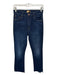 Mother Size 27 Dark Wash Cotton Blend High Waist Bootcut Raw Hem Jeans Dark Wash / 27