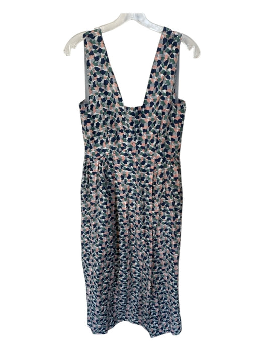 Mirth Size M gray & pink Cotton Sleeveless Abstract Sleeveless Maxi Dress gray & pink / M