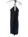 Rails Size XS Black & White Nylon Halter Neck Seashells Maxi Dress Black & White / XS