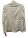Rachel Zoe Size S / 6 Cream White Acetate Blend Textured Flap Pocket Jacket Cream White / S / 6