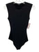 Alix NYC Size S Black Polyamide Blend Sleeveless Stretch Bodysuit Top Black / S