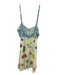 Vrg Grl Size M / 8 Cream, Blue & Multi Viscose & Rayon Floral Dress Cream, Blue & Multi / M / 8