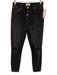 Agolde Size 27 Charcoal Black Cotton Blend Button Fly Distressed Knees Jeans Charcoal Black / 27