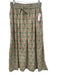 Marea Size S Sage Green & Pink Cotton Floral & Leaf Print Drawstring Waist Skirt Sage Green & Pink / S