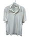 Frankie Shop Size S White Cotton Terry Cloth Polo Top Drawstring Waist Short Set White / S