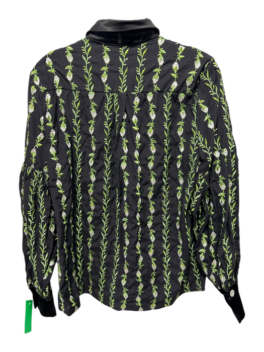 Dream Sister Jane Size XS Black, Green, Pink Polyester Blend Long Sleeve Top Black, Green, Pink / XS