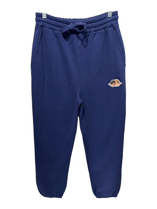 Fiorucci Size Medium Navy Blue Cotton Elastic Drawstring Waist Angels Pants Navy Blue / Medium