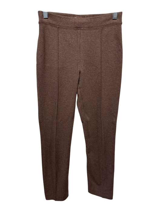 Rosetta Getty Size XS Brown Viscose Blend Elastic Waist Heathered Pintuck Pants Brown / XS