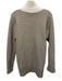 Rosetta Getty Size Medium Beige & Tan Polyester Blend Long Sleeve Ribbed Sweater Beige & Tan / Medium