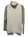 Rosetta Getty Size Medium Beige & Tan Polyester Blend Long Sleeve Ribbed Sweater Beige & Tan / Medium