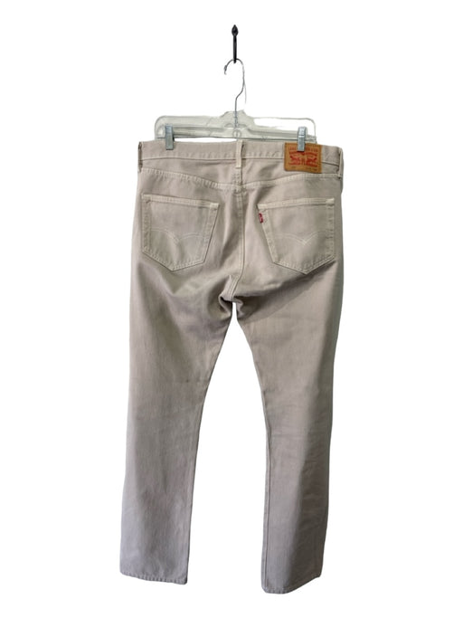 Levis Size 34 Khaki Cotton Solid Button Fly Men's Pants 34