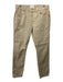 Sid Mashburn Size Est 32 Dark Tan Cotton Solid Khakis Men's Pants Dark Tan / Est 32