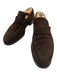 Sid Mashburn Shoe Size 8.5 Made in England Dark Brown Suede Solid Dress Shoes Dark Brown / 8.5