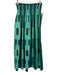 Natalie Martin Size One Size Green & Blue Cotton Striped Smocked Waist Skirt Green & Blue / One Size