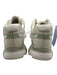 Saloman Shoe Size 9.5 White & Light Green Synthetic Athletic Bungee Laces Shoes White & Light Green / 9.5