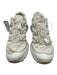 Saloman Shoe Size 9.5 White & Light Green Synthetic Athletic Bungee Laces Shoes White & Light Green / 9.5