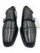 Magnanni Shoe Size 10 Black Leather Solid Buckle Men's Shoes Black / 10