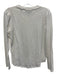 Veronica Beard Size M White Cotton Long Sleeve Heathered Top White / M