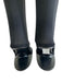 Balenciaga Shoe Size 38 Black Knit Knee High Round Sock Boot Arched heel Booties Black / 38