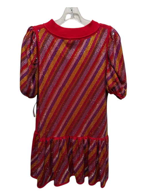 Queen of Sparkles Size S Red & Multi Cotton & Polyester Embellished Dress Red & Multi / S
